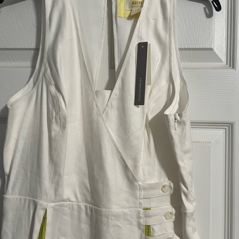 Anthropologie Maeve Sleeveless Pleated Dress, NWT - Picture 8 of 9